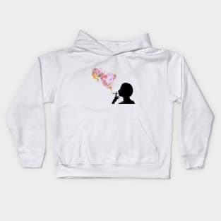 Flower smoke Kids Hoodie